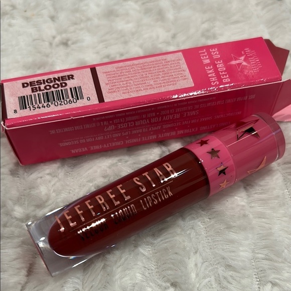 Jeffree Star Velour Liquid Lipstick Designer Blood full size new in box deep red - Picture 1 of 5